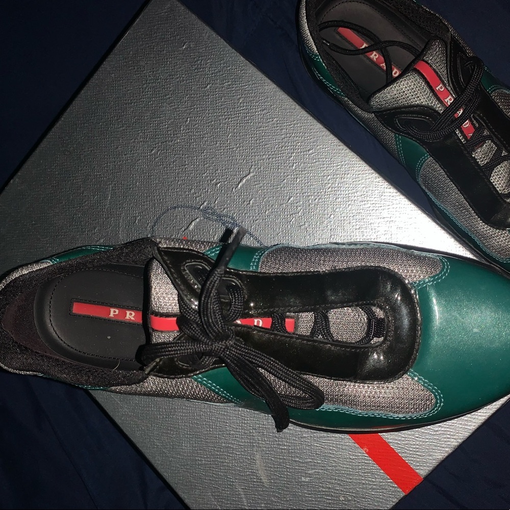 11.5 green Prada men shoe - Picture 6 of 6